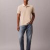 Pique Colorblock Collar Polo Shirt