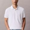 Pique Colorblock Collar Polo Shirt