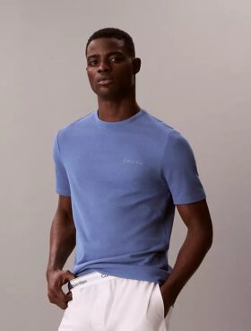 Pique Crewneck Sleep T-Shirt Pique Crewneck Sleep T-Shirt