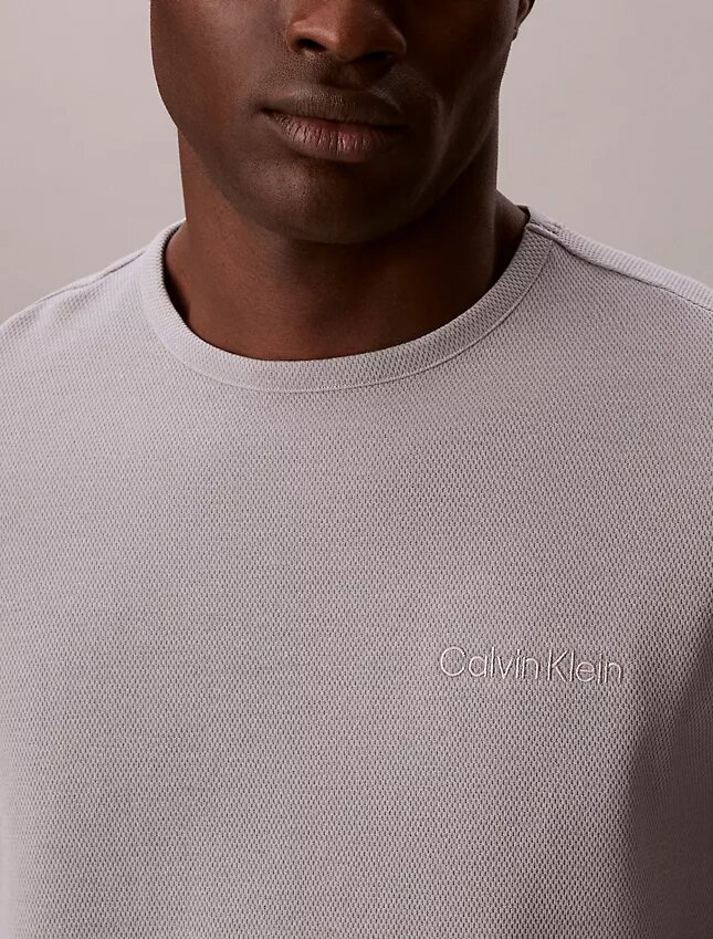 Pique Crewneck Sleep T-Shirt Pique Crewneck Sleep T-Shirt