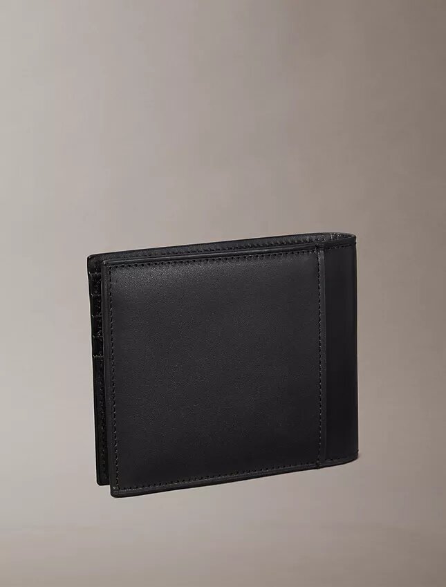 Plaque Logo Bifold Wallet Plaque Logo Bifold Wallet