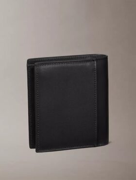 Plaque Logo Slim Bifold Wallet