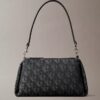 Pleat Monogram Logo Shoulder Bag Pleat Monogram Logo Shoulder Bag