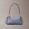 Pleat Monogram Logo Shoulder Bag Pleat Monogram Logo Shoulder Bag