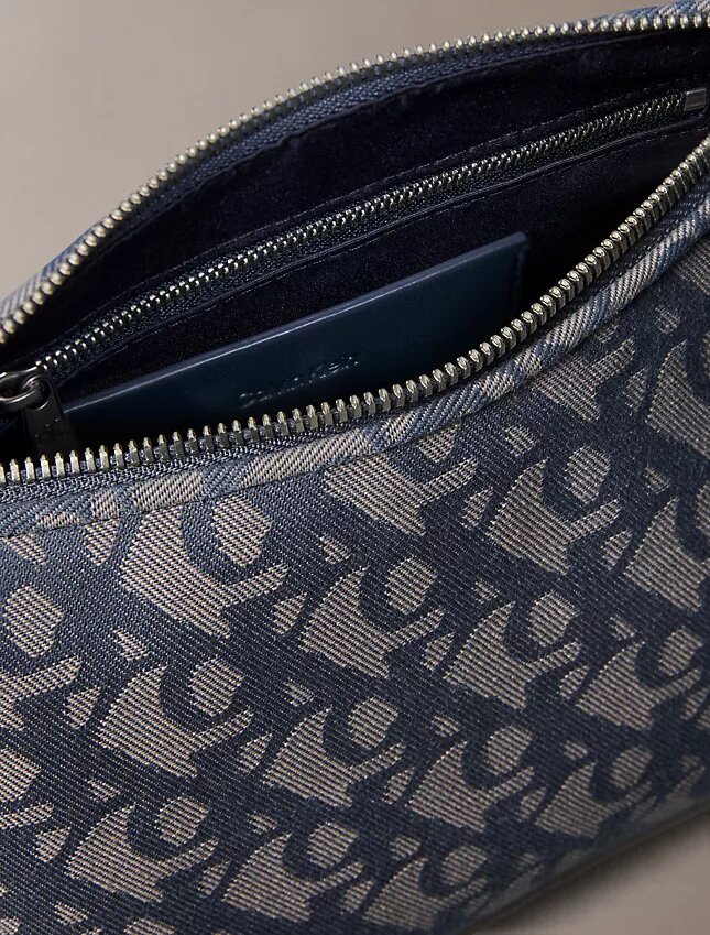 Pleat Monogram Logo Shoulder Bag Pleat Monogram Logo Shoulder Bag