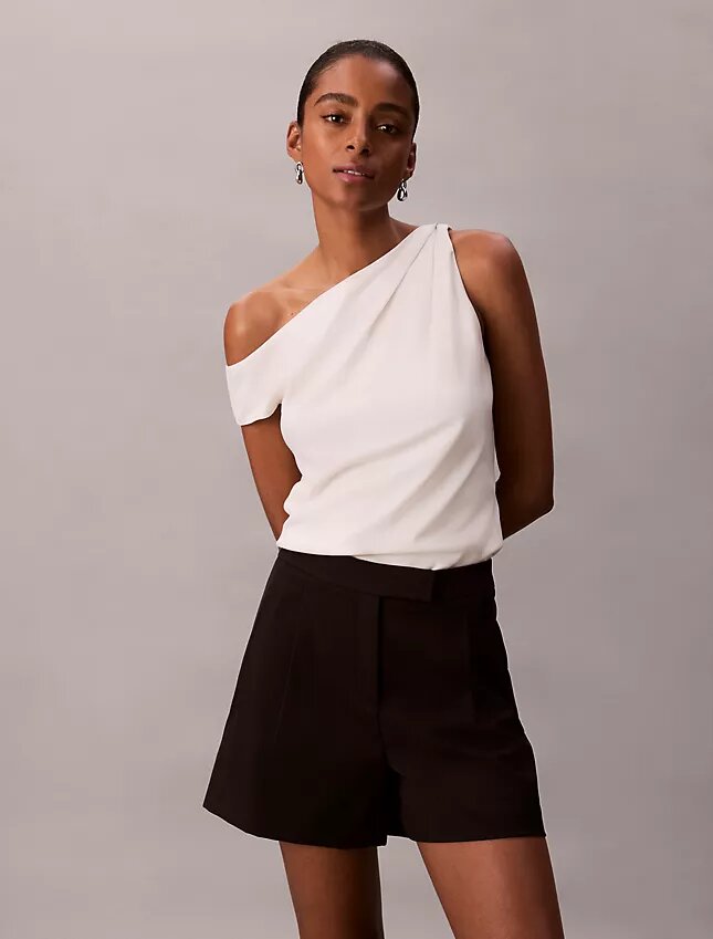 Pleated Tailored Shorts Pleated Tailored Shorts