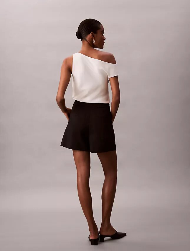 Pleated Tailored Shorts Pleated Tailored Shorts