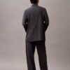 Pleated Wool Gabardine Blend Trouser Pleated Wool Gabardine Blend Trouser