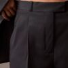 Pleated Wool Gabardine Blend Trouser Pleated Wool Gabardine Blend Trouser
