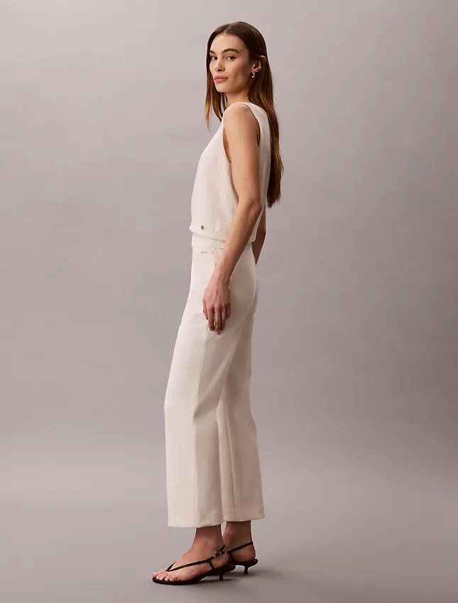 Ponte Cropped Flared Pants Ponte Cropped Flared Pants
