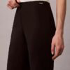 Ponte Cropped Flared Pants