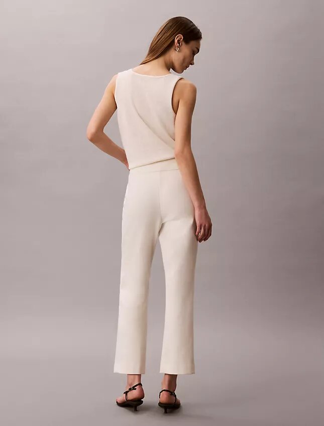 Ponte Cropped Flared Pants Ponte Cropped Flared Pants