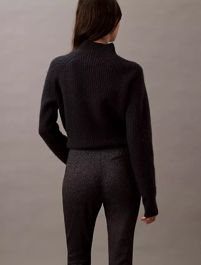 Ponte Herringbone Print Skinny Fit Pants Ponte Herringbone Print Skinny Fit Pants