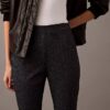 Ponte Herringbone Print Skinny Fit Pants Ponte Herringbone Print Skinny Fit Pants