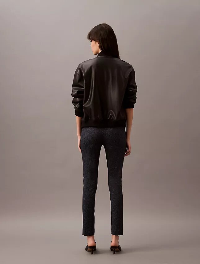 Ponte Herringbone Print Skinny Fit Pants Ponte Herringbone Print Skinny Fit Pants