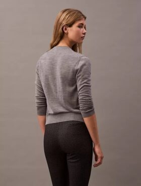 Ponte Houndstooth Print Skinny Pants