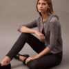 Ponte Houndstooth Print Skinny Pants Ponte Houndstooth Print Skinny Pants