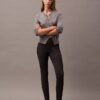 Ponte Houndstooth Print Skinny Pants Ponte Houndstooth Print Skinny Pants