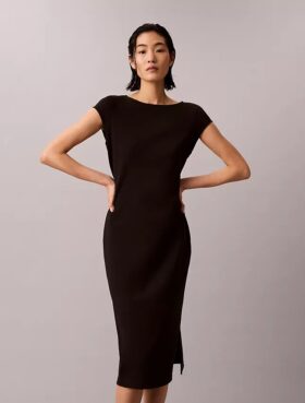 Ponte Midi Dress