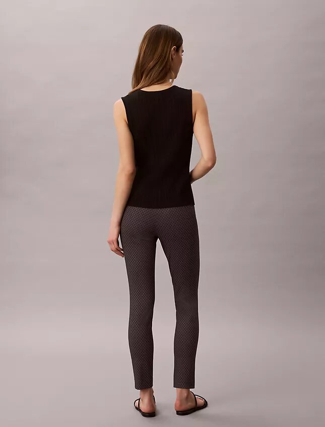 Ponte Print Skinny Fit Pants Ponte Print Skinny Fit Pants