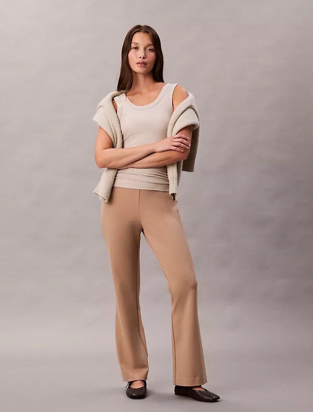 Ponte Slim Flared Pants Ponte Slim Flared Pants