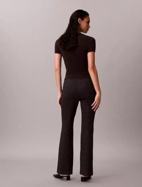Ponte Slim Flared Pants