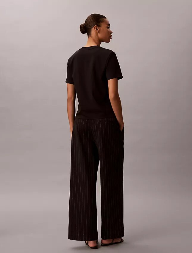 Ponte Stripe Wide Leg Pants Ponte Stripe Wide Leg Pants