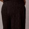 Ponte Stripe Wide Leg Pants Ponte Stripe Wide Leg Pants