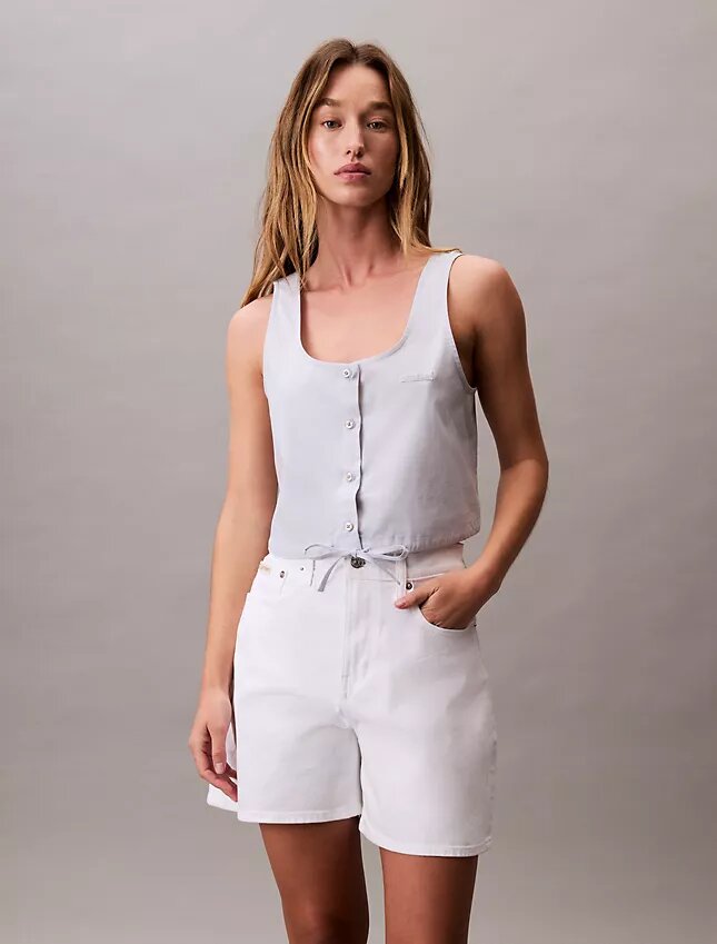 Poplin Button-Down Top Poplin Button-Down Top