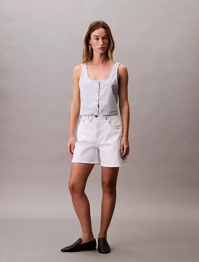 Poplin Button-Down Top Poplin Button-Down Top