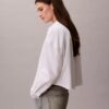 Poplin Cropped Relaxed Button-Down Shirt Poplin Cropped Relaxed Button-Down Shirt