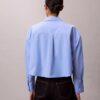 Poplin Cropped Relaxed Button-Down Shirt Poplin Cropped Relaxed Button-Down Shirt