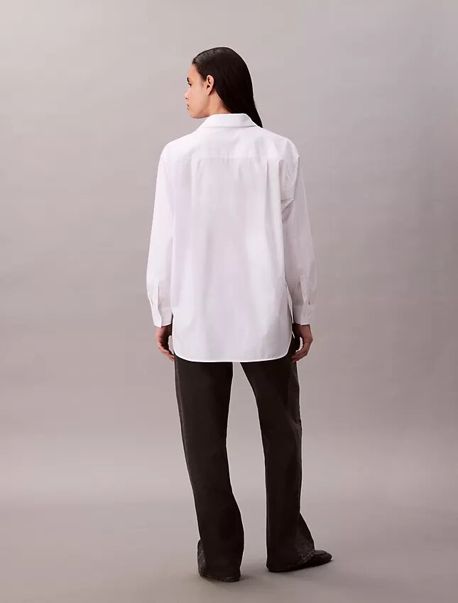 Poplin Relaxed Button-Down Shirt Poplin Relaxed Button-Down Shirt