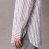 Poplin Striped Relaxed Button-Down Shirt