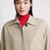 Poplin Woven Mini Shirt Dress