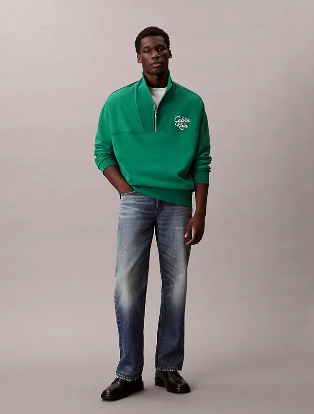Premium Fleece Relaxed Quarter Zip Sweatshirt Premium Fleece Relaxed Quarter Zip Sweatshirt