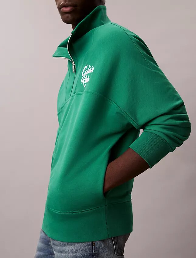 Premium Fleece Relaxed Quarter Zip Sweatshirt Premium Fleece Relaxed Quarter Zip Sweatshirt