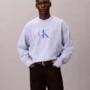 Premium Terry Monogram Logo Relaxed Sweatshirt Premium Terry Monogram Logo Relaxed Sweatshirt