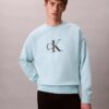 Premium Terry Monogram Logo Relaxed Sweatshirt Premium Terry Monogram Logo Relaxed Sweatshirt