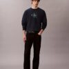 Premium Terry Monogram Logo Relaxed Sweatshirt Premium Terry Monogram Logo Relaxed Sweatshirt