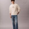 Premium Terry Monogram Logo Relaxed Sweatshirt Premium Terry Monogram Logo Relaxed Sweatshirt