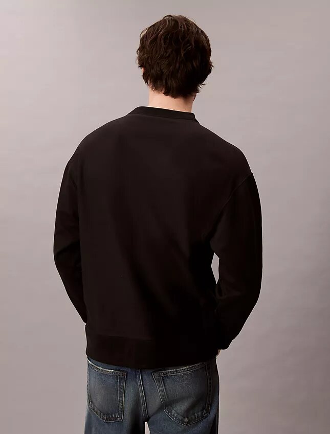 Premium Terry Monogram Logo Relaxed Sweatshirt Premium Terry Monogram Logo Relaxed Sweatshirt