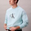 Premium Terry Monogram Logo Relaxed Sweatshirt Premium Terry Monogram Logo Relaxed Sweatshirt