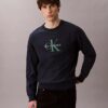 Premium Terry Monogram Logo Relaxed Sweatshirt Premium Terry Monogram Logo Relaxed Sweatshirt