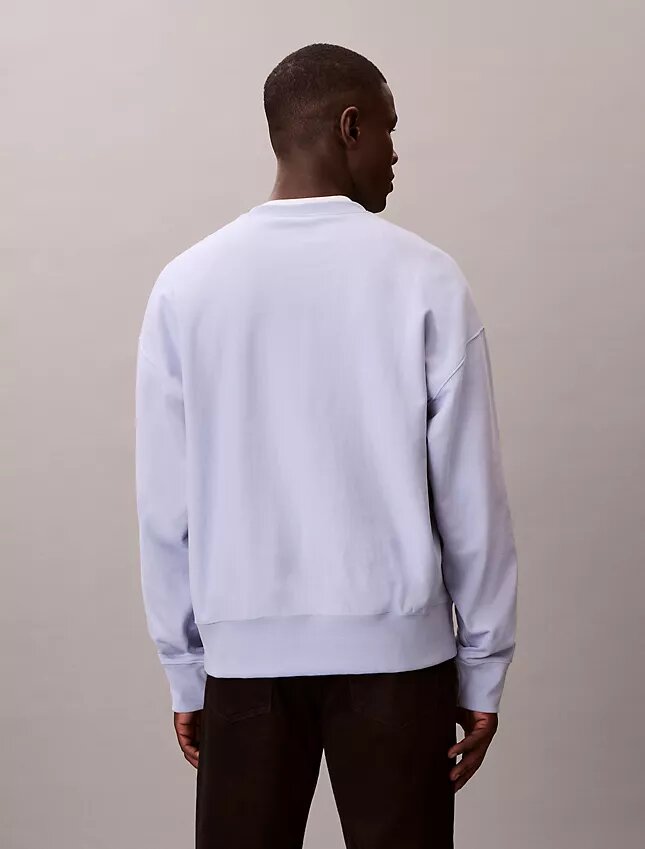 Premium Terry Monogram Logo Relaxed Sweatshirt Premium Terry Monogram Logo Relaxed Sweatshirt