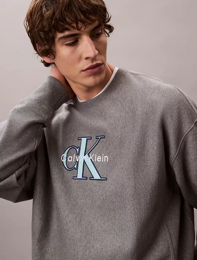 Premium Terry Monologo Relaxed Sweatshirt Premium Terry Monologo Relaxed Sweatshirt