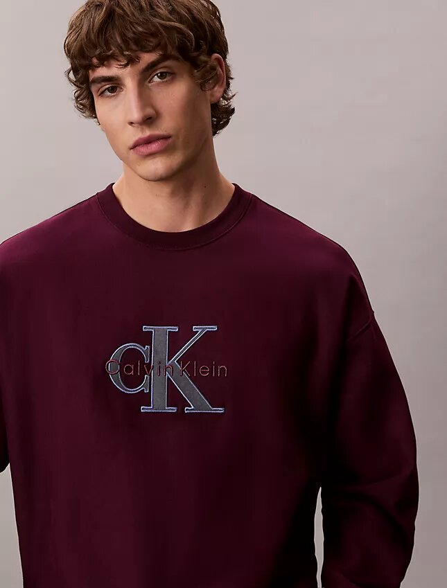 Premium Terry Monologo Relaxed Sweatshirt Premium Terry Monologo Relaxed Sweatshirt