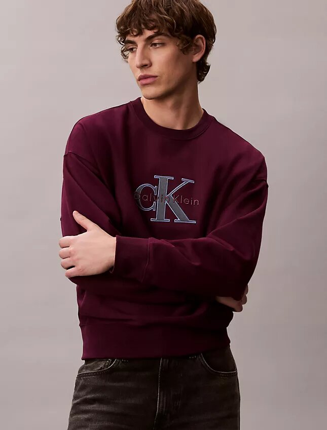 Premium Terry Monologo Relaxed Sweatshirt Premium Terry Monologo Relaxed Sweatshirt