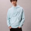 Premium Terry Relaxed Monogram Fleece Hoodie Premium Terry Relaxed Monogram Fleece Hoodie