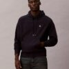 Premium Terry Relaxed Monogram Fleece Hoodie